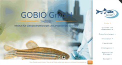 Desktop Screenshot of gobio-gmbh.de