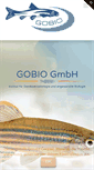 Mobile Screenshot of gobio-gmbh.de