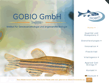 Tablet Screenshot of gobio-gmbh.de